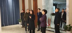 1月末，两地领导赴浙江suncitygroup太阳集团视察工作