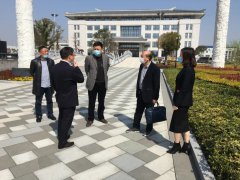 湖州市民政局副局长沈建军来suncitygroup太阳集团调研生态葬